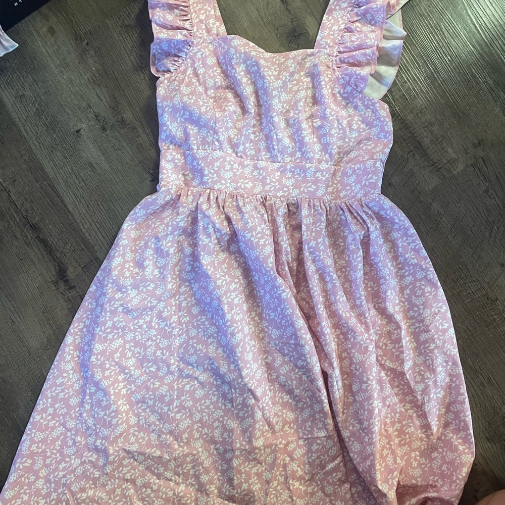 Pink babydoll dress